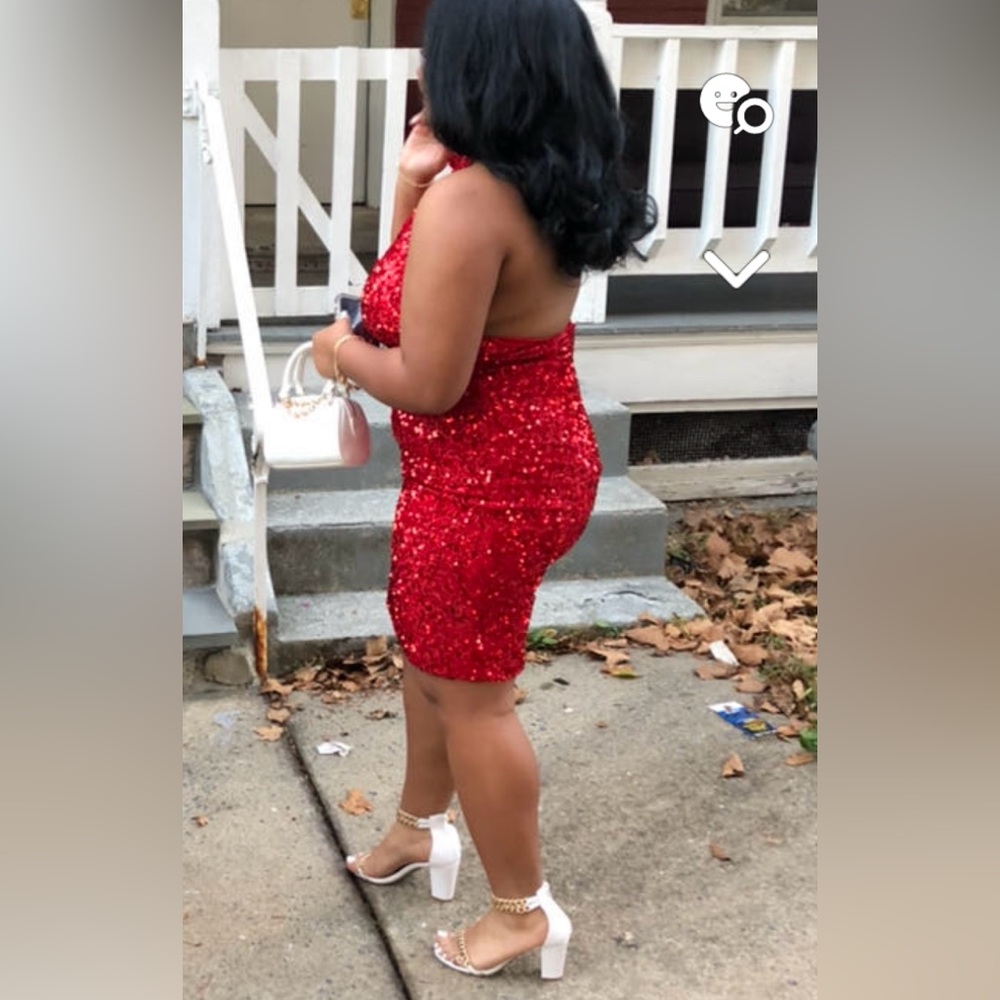 Red Sparkly Dress
